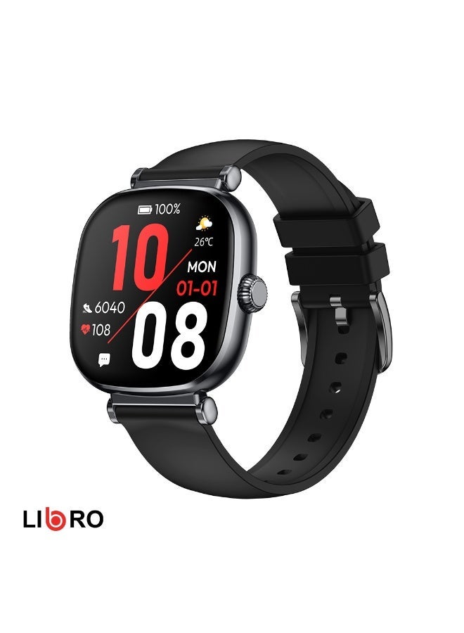 Libro Aura – Fashion  Smartwatch Black - Image 1